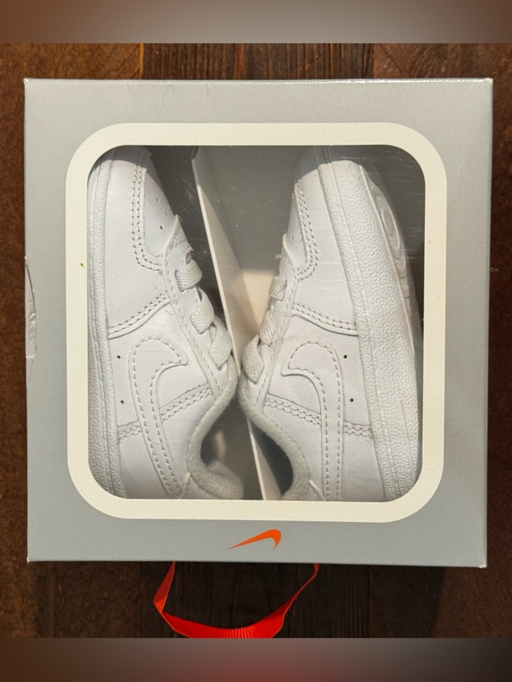 Nike Force 1 Crib shoes (White) - Sz 3c
